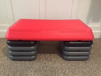 The Step Original Aerobic Platform plus risers 1