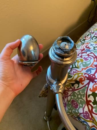 Free/cheap: standing wardrobe, bed frame, and box spring 2