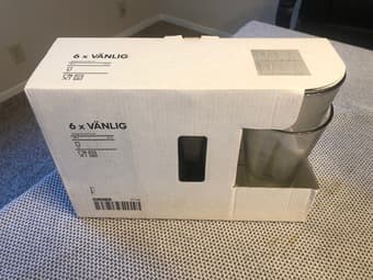 Ikea Vaenlig glasses 6x pack, new 1