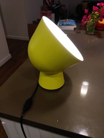 Ikea yellow lamp 1