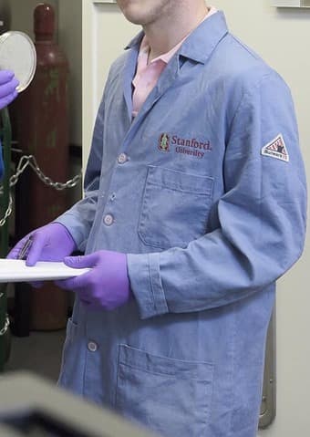 Stanford University Labcoat and Safety glasses 3