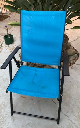 Outdoor good quality comfy arm-chairs (x2) 1