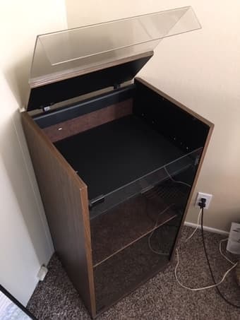 Technics record player cabinet 2