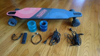 Low-profile electric longboard 1