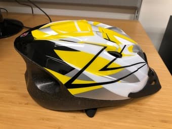 Schwinn bike helmet (yellow) 1