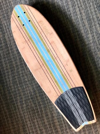 Skateboard (Globe Pin City Bamboo Longboard Complete 30") 1