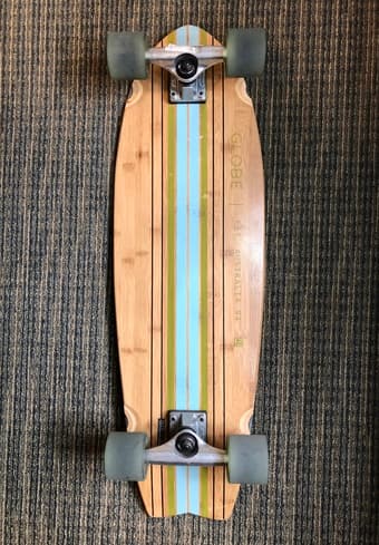 Skateboard (Globe Pin City Bamboo Longboard Complete 30") 2