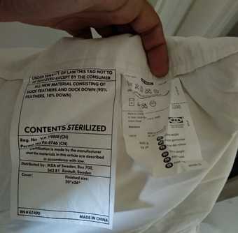 IKEA GOSA PINJE Duck Feather Pillow - Palo Alto 1