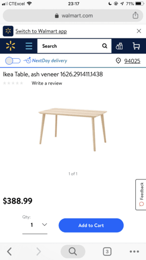 Ikea Table 1