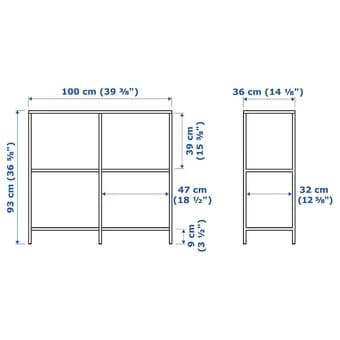 Ikea VITTSJÖ shelf 2