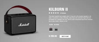 Price is reduced:  Kilburn II Portable Speaker 2