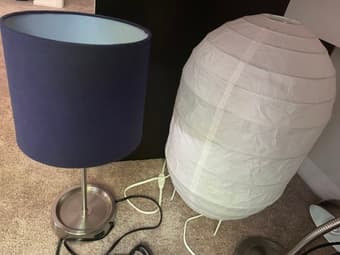 Table Lamps, Ikea floor paper lamp 2