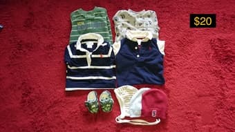 Set of 6 months baby clothes 1