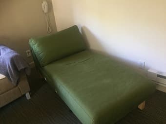 Nice loveseat/armchair/futon 2