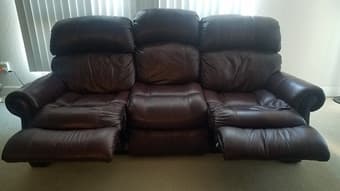 Leather Sofa & Loveseat 1