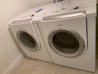 bosch washer dryer 27" like new front load high end appliance 1