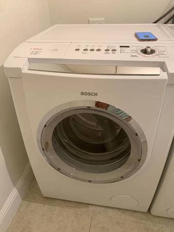 bosch washer dryer 27" like new front load high end appliance 2
