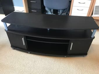 Black TV Stand for TVs up to 50" 1