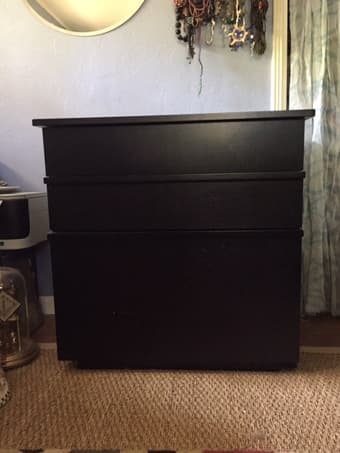 Compact desk, sliding top turns 2