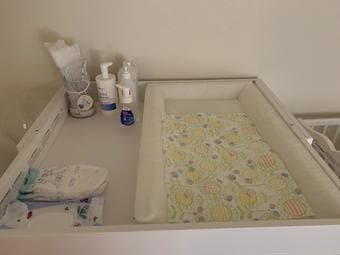 moving out of the country: Baby crib and baby changing table Like new! 3