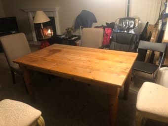 Table and chairs 1