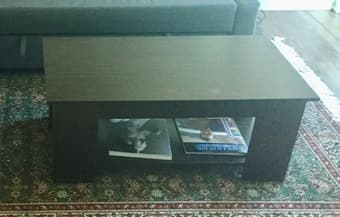 New sturdy coffee table with lift-up top and storage 1