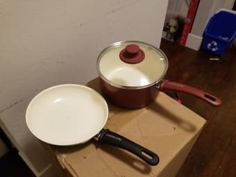 Brand New - Greenlife sauce pan and saucepan 1