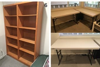 Moving sale - bed, mattress, sofa, table, shelf, desk 3