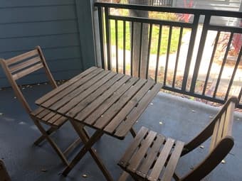 Patio Furniture - Table with 2 chairs - Only $25!! 2