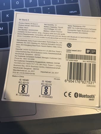Completely new Mi Band 2 2
