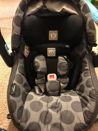Peg Perego Primo Viaggio 4/35 Infant Car Seat with base, Pois Grey 2