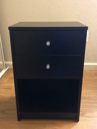Dark brown nighstand - only $20!! 1