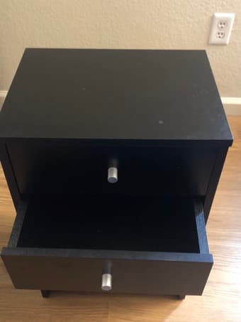 Dark brown nighstand - only $20!! 2