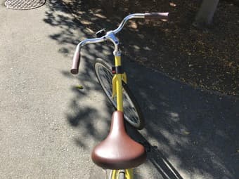 Beautiful yellow Lady’s bike 2