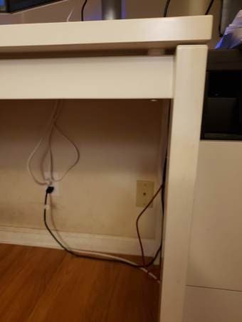 Tables - metal-reinforced, white - perfect for computers/office 2