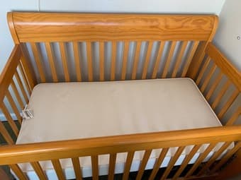 Crib + Mattress for sale 1