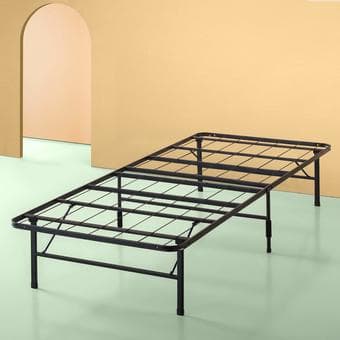 Twin size bed and mattress with protector 1