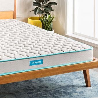 Twin size bed and mattress with protector 2