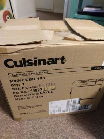Cuisinart Bread Maker 1