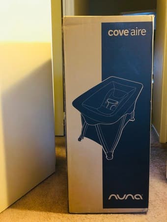 Nuna Cove Aire Travel Crib + Nuna CUDL baby carrier (brand new in box) 2