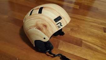 Retrospec Traverse H1 pine wood grain Ski/Snowboard Helmet - Large 1