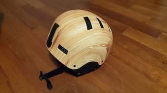 Retrospec Traverse H1 pine wood grain Ski/Snowboard Helmet - Large 2