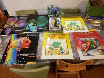 WOODEN & MELISSA & DOUG Puzzles + California Topic Stories Big Books 2