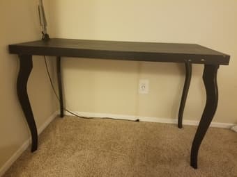 Black-brown Study Desk 47"x23" 1