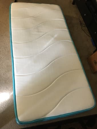 Twin XL mattresses plus bedframe 1