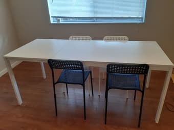 Ikea table and chair 1