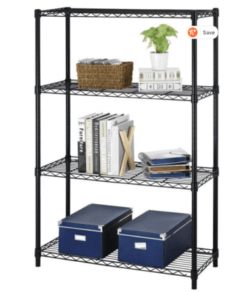 4 Tier Layer Shelf Adjustable Steel Wire Metal Shelving Ra 1