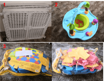 things for baby(Mat, Play Space, hairdryer...) 1
