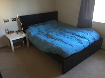 IKEA MALM Bed and Dresser 1