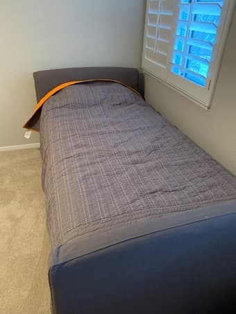 Pottery Barn Twin Bed and mattress 1